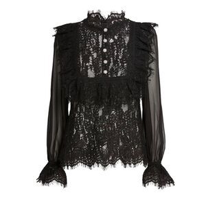 SELF-PORTRAIT
Lace Ruffle Shirt size 2